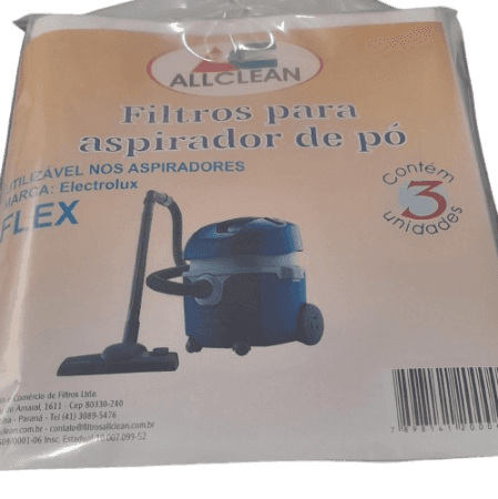 Sacos Descartáveis Electrolux Flex - Kit com 3 Unidades